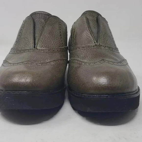 Bussola Liverpool Libby Oxford Shoes Khaki Womens Size 36 US 5.5 Slip On Loafers - Picture 5 of 11
